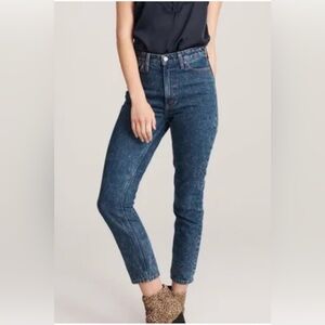 NWT Abercrombie & Fitch jeans size 27 women’s Annie High Rise Girlfriend Jeans 💙
